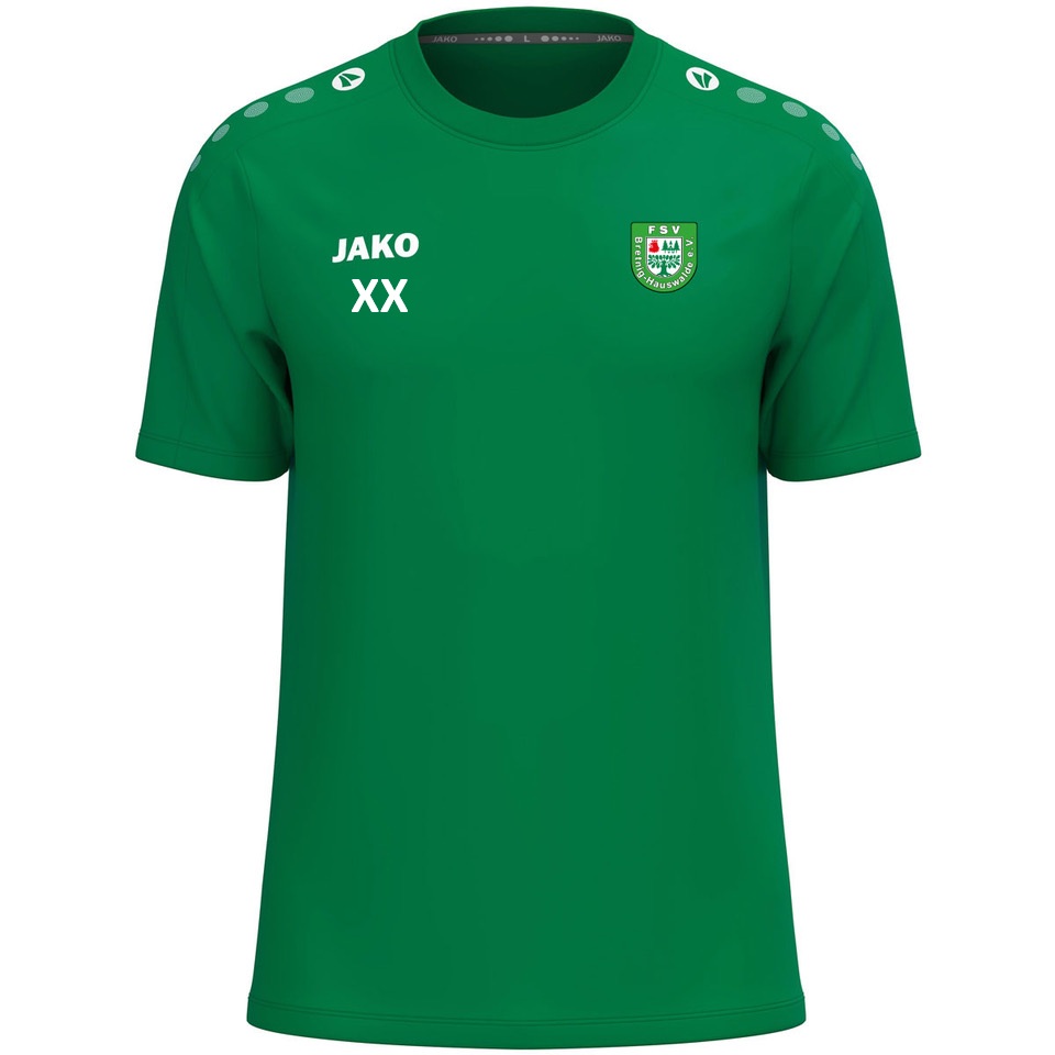 T-Shirt grün Baumwolle Jako One Damen FSV Bretnig-Hauswalde