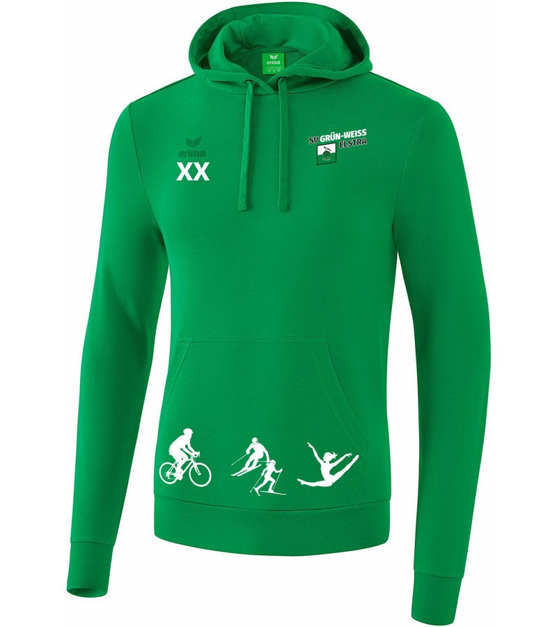Hoody Erima TS Kinder SV Grün-Weiß Elstra