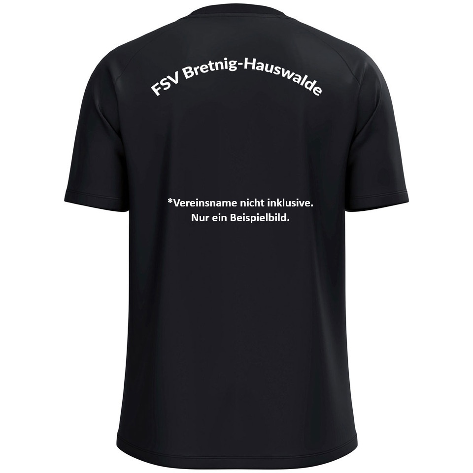 T-Shirt schwarz Baumwolle Jako One Kinder FSV Bretnig-Hauswalde