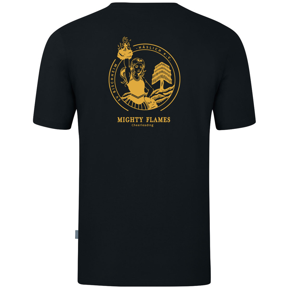 T-Shirt schwarz Jako Organic Kinder Mighty Flames