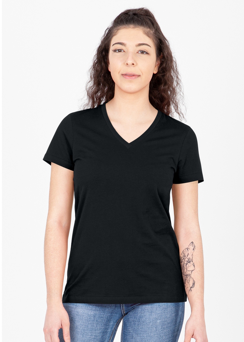 T-Shirt schwarz Jako Organic Damen Mighty Flames 