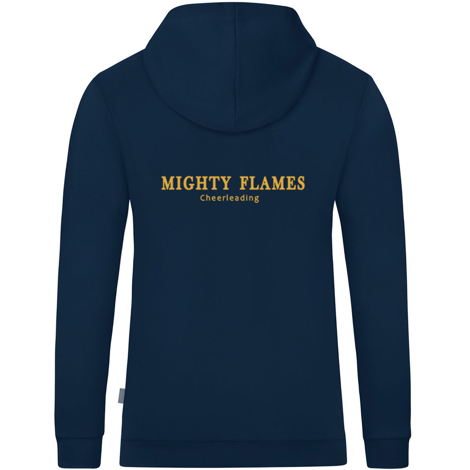 Kapuzensweat marine Jako Organic Mighty Flames