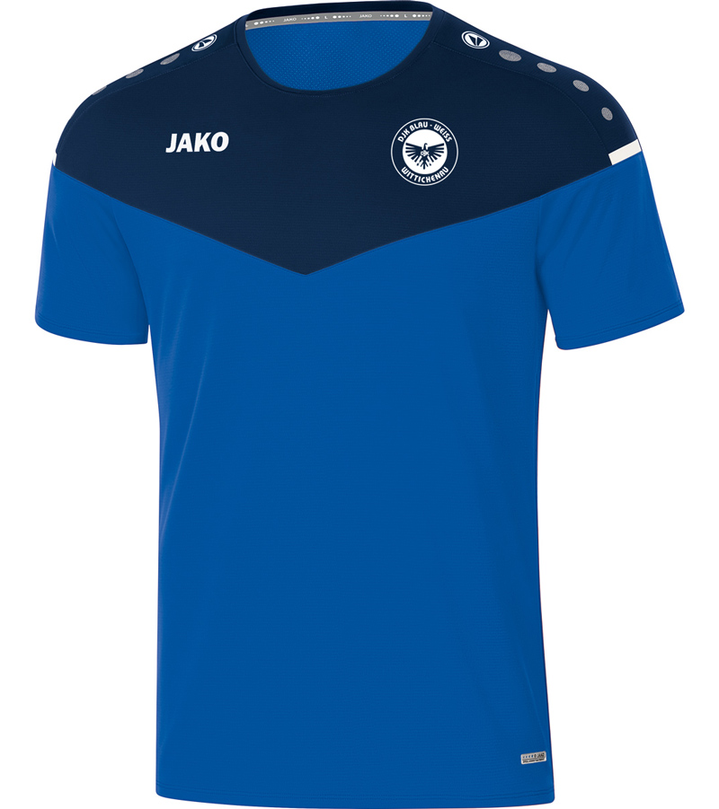 T-Shirt Jako Champ 2.0 Herren DJK Blau-Weiß Wittichenau