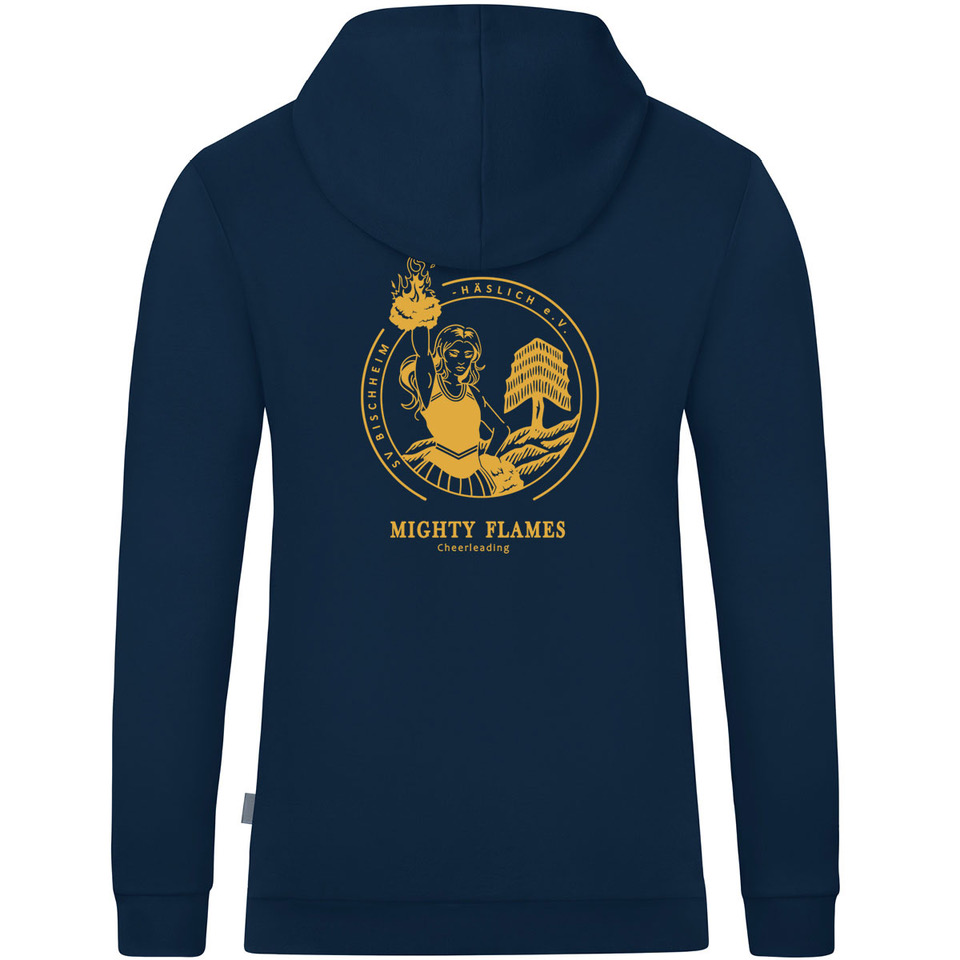 Kapuzensweat marine Jako Organic Mighty Flames