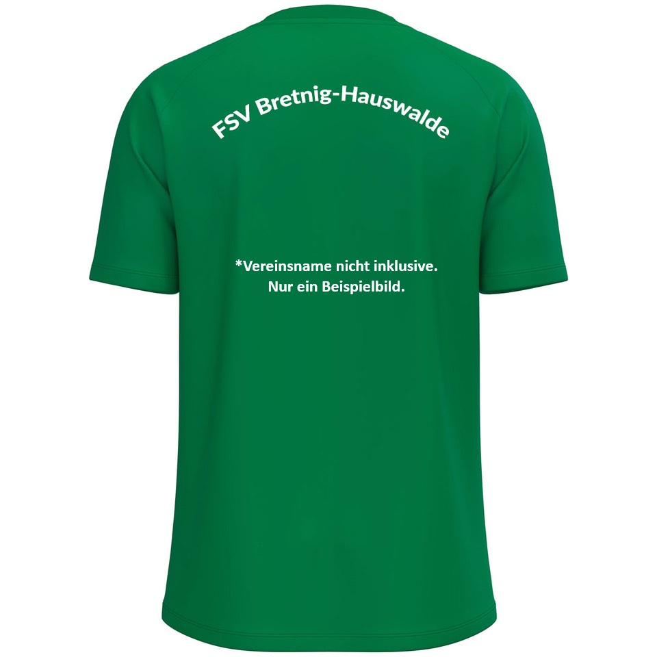 T-Shirt grün Baumwolle Jako One Damen FSV Bretnig-Hauswalde